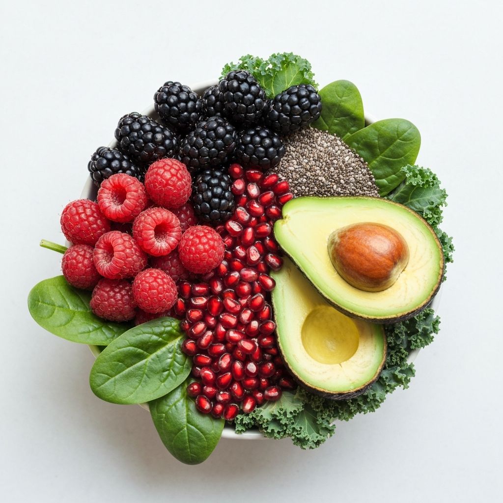 Schönheit und ausgewogene Ernährung